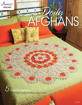 Doily Afghans : 5 Colorful Afghans Made Using Worsted-Weight Yarn by Annie's Crochet - Paperback