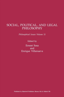 Social, Political, and Legal Philosophy, Volume 11