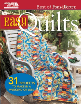 Easy Quilts : 31 Projects to Make in a Weekend or Less by Marianne Fons - Paperback