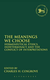 The Meanings We Choose : Hermeneutical Ethics, Indeterminacy and the Conflict of Interpretations