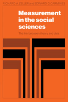 Measurement in the Social Sciences : The Link Between Theory and Data