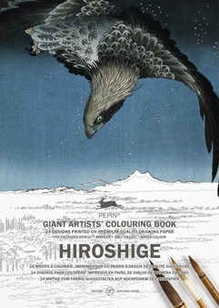 Hiroshige : Giant Artists' Colouring Book by Pepin Van Roojen - Paperback