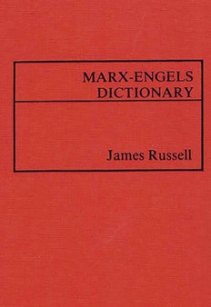 Marx-Engels Dictionary
