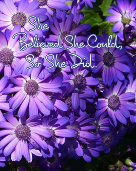 She Believed She Could, So She Did by June Bug Journals - Paperback
