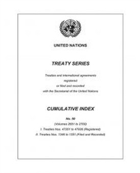 Treaty Series Cumulative Index Number 50