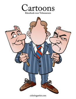 Cartoons Kleurboek voor Volwassenen 1 : 1 by Nick Snels - Paperback