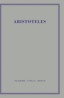 Aristoteles: "Politik" - Buch I : Ueber Die Hausverwaltung Und Die Herrschaft DES Herrn Ueber Sklaven