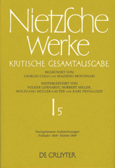Nachgelassene Aufzeichnungen. Fruhjahr 1868 - Herbst 1869