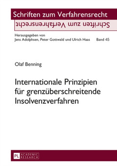 Internationale Prinzipien Fuer Grenzueberschreitende Insolvenzverfahren : 45