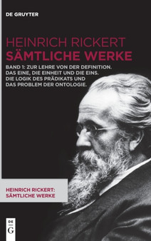 Zur Lehre von der Definition. Das Eine, die Einheit und die Eins. Die Logik des Pradikats und das Problem der Ontologie