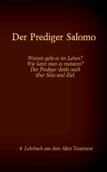 Die Bibel - Das Alte Testament - Der Prediger Salomo : Einzelausgabe, Grossdruck, ohne Kommentar