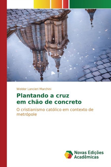 Plantando a cruz em chao de concreto