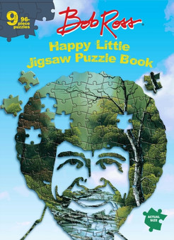 Bob Ross Happy Little Jigsaw Puzzle Book by Editors of Thunder Bay Press - Hardback