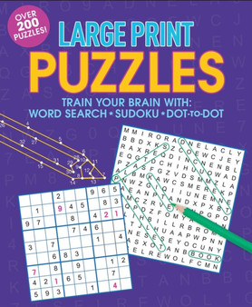 Large Print Puzzles by Editors of Thunder Bay Press - Paperback