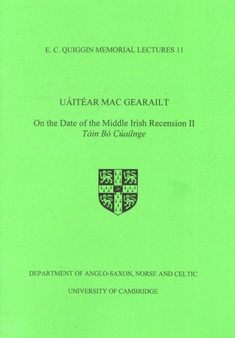 On the Date of the Middle Irish Recension II: Tain Bo Cuailnge : v. 11