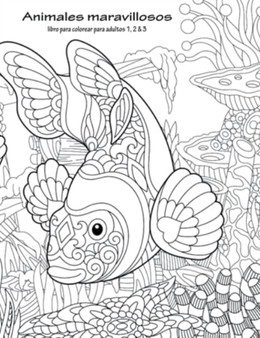 Animales maravillosos libro para colorear para adultos 1, 2 & 3 by Nick Snels - Paperback