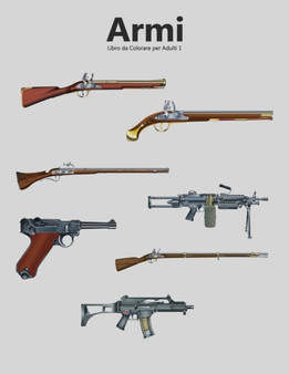 Armi Libro da Colorare per Adulti 1 : 1 by Nick Snels - Paperback