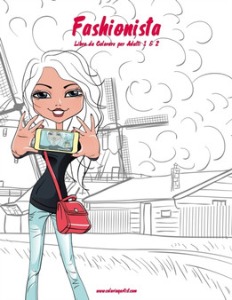 Fashionista Libro da Colorare per Adulti 1 & 2 by Nick Snels - Paperback