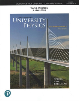 Student Study Guide and Solutions Manual for University Physics, Volume 1 (Chapters 1-20) by Hugh Young - Paperback