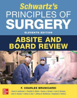 Schwartz's Principles of Surgery ABSITE and Board Review by F. Brunicardi - Paperback