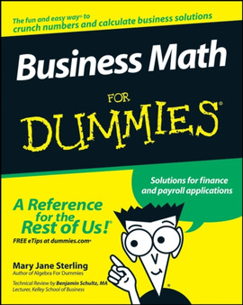 Business Math For Dummies by Mary Jane Sterling - Paperback