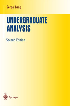 Undergraduate Analysis by Serge Lang - Hardback
