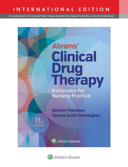 Abrams' Clinical Drug Therapy by Geralyn Frandsen - Paperback