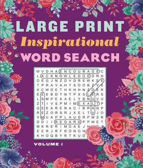 Large Print Inspirational Word Search Volume 1 by Editors of Thunder Bay Press - Paperback