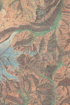 Mount Rainier National Park Vintage Map Field Journal Notebook, 50 pages/25 sheets, 4x6 by Poetose Press - Paperback