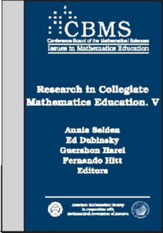 Research in Collegiate Mathematics Education V by Annie Selden - Paperback