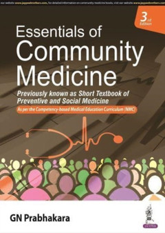 Essentials of Community Medicine by GN Prabhakara - Paperback