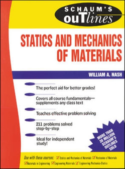 Schaum's Outline Of Statics and Mechanics of Materials by William Nash - Paperback