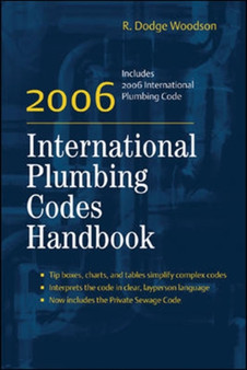 2006 International Plumbing Codes Handbook by R. Woodson - Paperback
