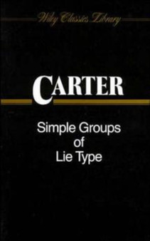 Simple Groups of Lie Type by Roger W. Carter - Paperback