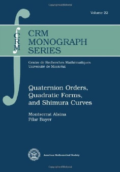 Quaternion Orders, Quadratic Forms and Shimura Curves by Montserrat Alsina - Paperback