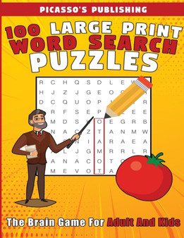 101 Large Print Word Search Puzzles - The Brain Games For Adults And Kids by Brain Trainer - Paperback