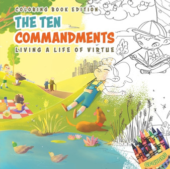 The Ten Commandments : Coloring Book Edition by Jimmy Lynn - Paperback