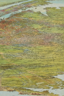 Greater New York Vintage Map Journal Notebook, 100 pages/50 sheets, 4x6 by Poetose Press - Paperback