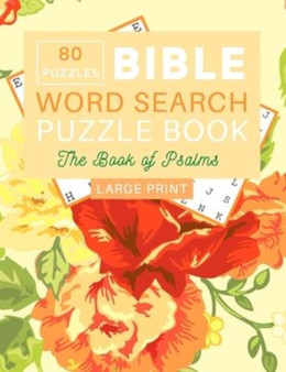 Bible Word Search Large Print Puzzle Book : 80 Puzzles: Fun Word Search Brain Exercise Book for Adults (The Book of Psalms) by Fun Puzzles for Adults - Paperback