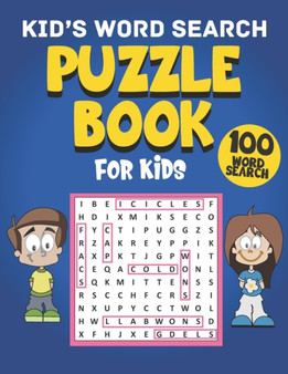 Kid's Word Search Puzzle Book for Kids : 100 Fun and Educational Word Search Puzzles For Kids Ages 6 and Up to improve Knowledge, Spelling, Vocabulary, Memory and Logical Skills by Dodo Puzzle Book Printing House - Paperback