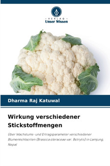 Wirkung verschiedener Stickstoffmengen by Dharma Raj Katuwal - Paperback