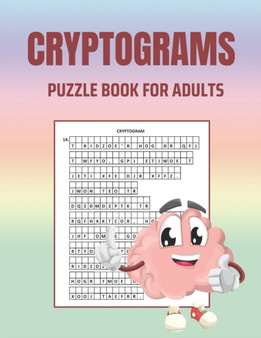 Cryptograms Puzzle Book for Adults : Brain Health Puzzle Book for Adults: Large Print Puzzles to Sharpen Your Mind: Cryptoquips Puzzles by Gabb Ad Publishing - Paperback