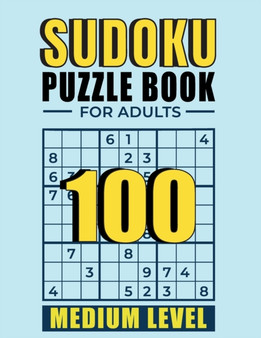 Sudoku Puzzle books for adults medium level : 100 Medium Sudoku Puzzles with Solutions paperback game suduko puzzle books for adults large print sudoko puzzle book for adults saduku puzzle books sadok by Faro Publishing - Paperback