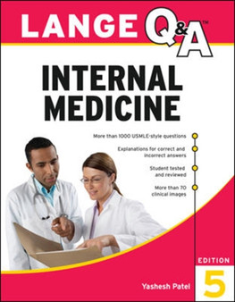 Lange Q&A Internal Medicine by Yashesh Patel - Paperback