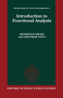 Introduction to Functional Analysis : 2 by Reinhold Meise - Hardback
