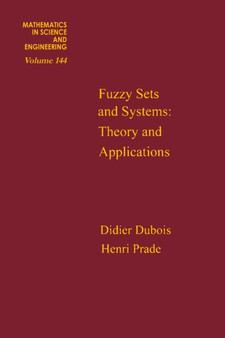 Fuzzy Sets and Systems : Theory and Applications by Didier J. Dubois - Hardback