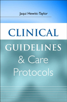 Clinical Guidelines and Care Protocols by Jaqui Hewitt-Taylor - Paperback