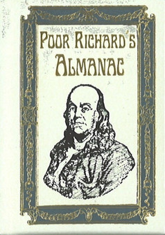 Poor Richard's Almanac Minibook by Benjamin Franklin - Hardback