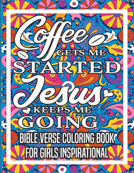 Bible verse coloring book for girls inspirational : 20 Christian Coloring Pages - Inspirational quotes from the bible coloring book for teens, tween girls by Penciol Press - Paperback