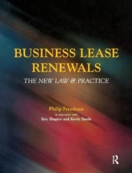 Business Lease Renewals by Eric Shapiro - Hardback